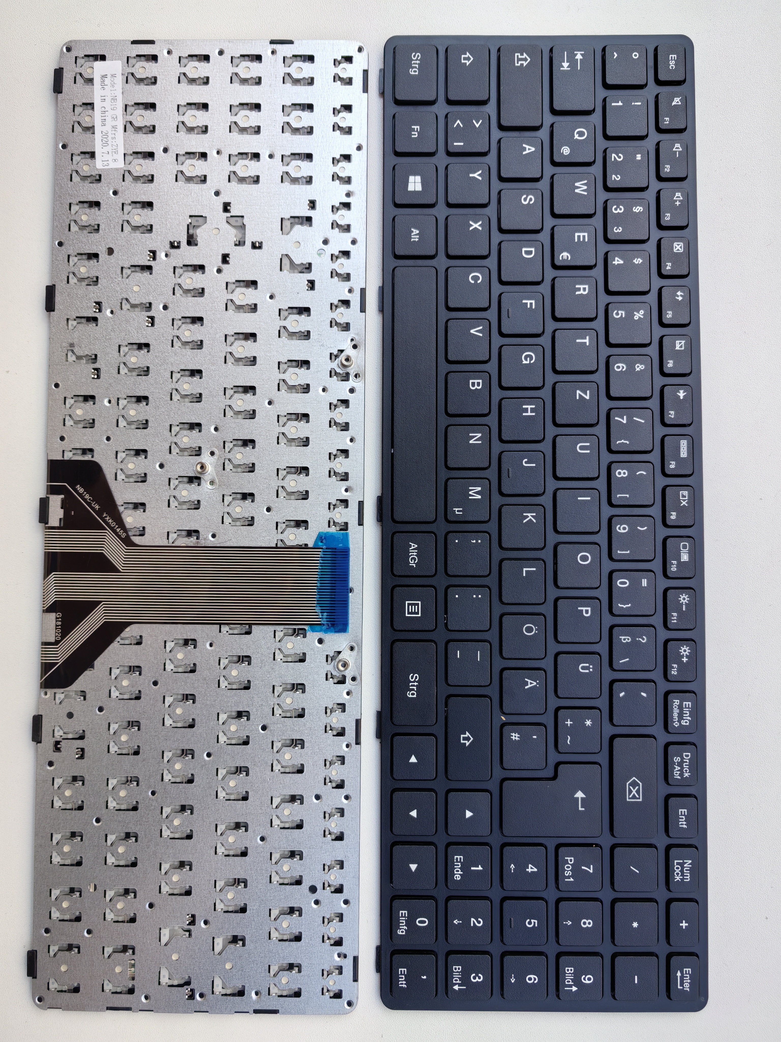 Picture of New Replacement Laptop Keyboard For LENOVO 100-15IBD long term BLACK FRAME BLACK (OEM) GR Layout